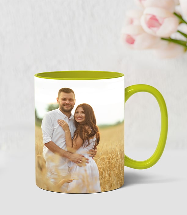 Blue Photo Mug